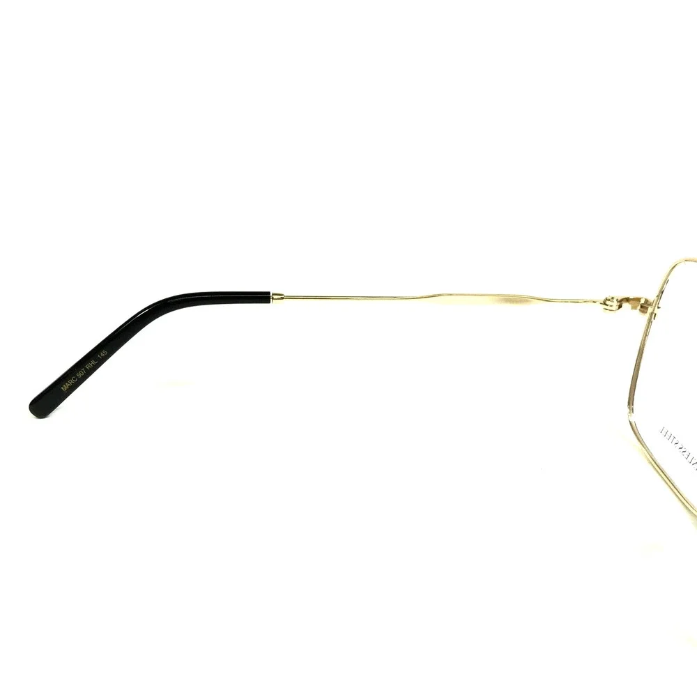 Marc Jacobs Eyeglasses Frames MARC 507 RHL Black Gold Square Wire Rim 54-18-145 - Picture 9 of 13